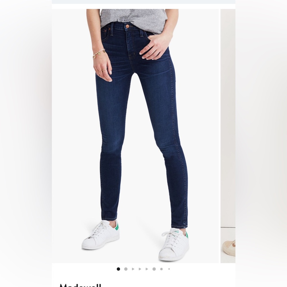 Madewell 10 Inch High Rise Skinny Jean